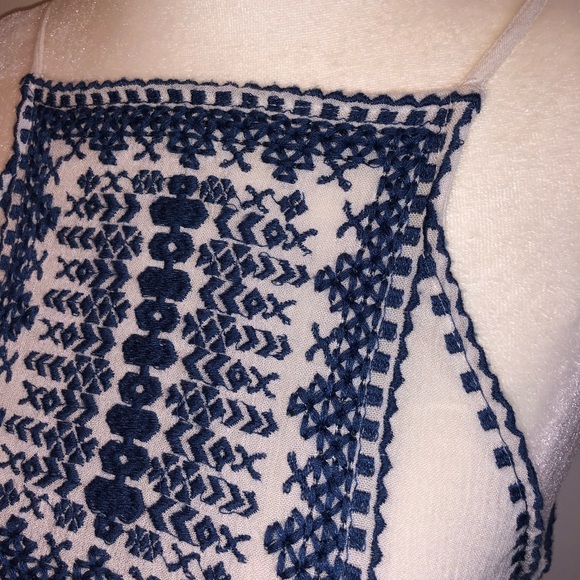 Urban outfitters blue embroidered top. - Picture 3 of 6
